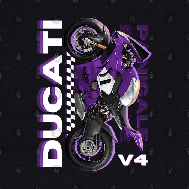 Purple Ducati Panigale by RyuSanz